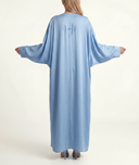 Mavi Balon kollu uzun kaftan 94765