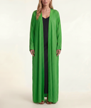 Yeşil Balon kollu uzun kaftan 94765