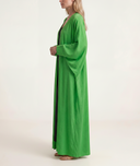 Yeşil Balon kollu uzun kaftan 94765