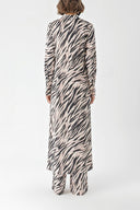 Zebra Desen Beli lastikli pantolonlu ikili takım 12322