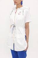 Ekru Fermuarlı yelek 20295