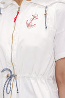 Ekru Fermuarlı yelek 20295