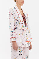 Sarı Kemerli blazer ceket 61119