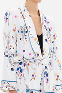 Pembe Kemerli blazer ceket 61119