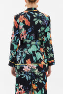 Desenli Kemerli blazer ceket 61119