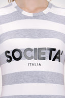 Gri Baskılı kısa kollu tshirt 19831