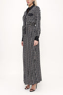 Desenli Uzun desenli elbise 93753