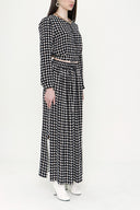 Kahve Desenli ikili takım 12257