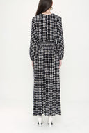 Kahve Desenli ikili takım 12257