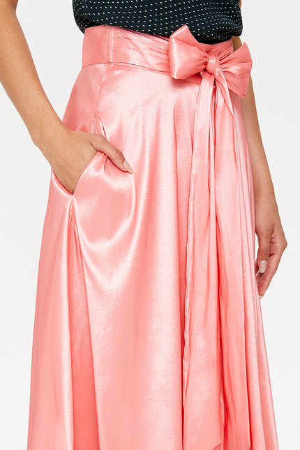 Pink Pleated skirt 81082