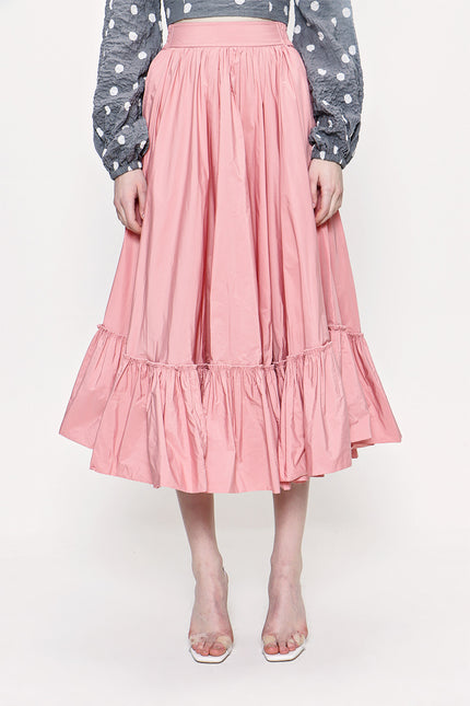 Pink Pleated skirt 81184