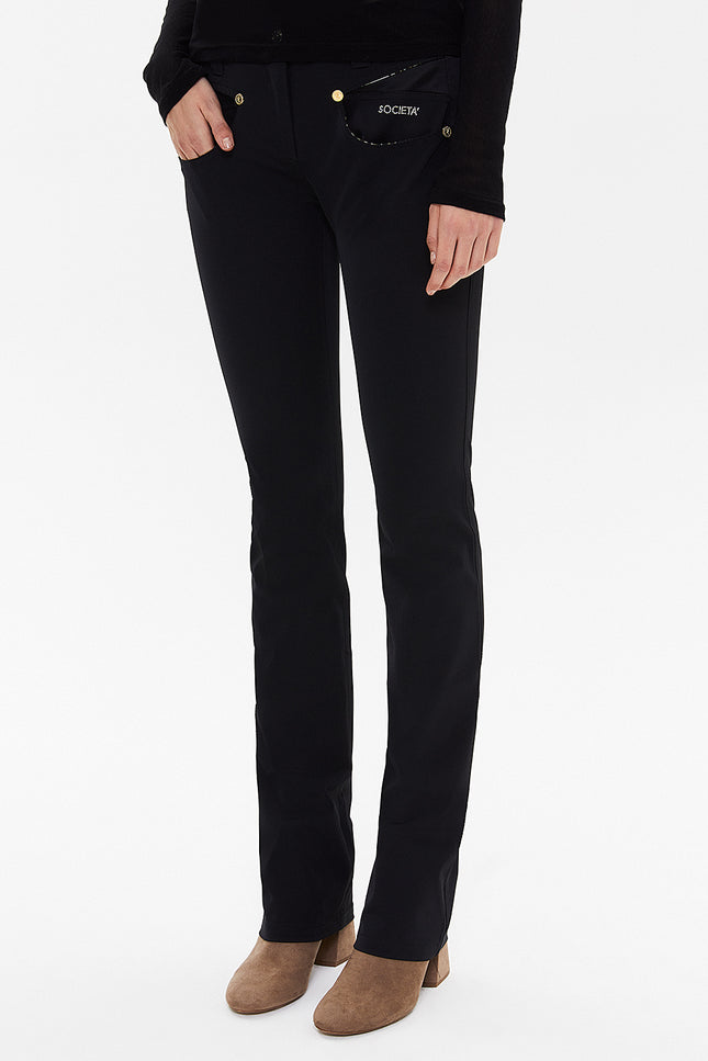 Black Pants with metal accessory 40571