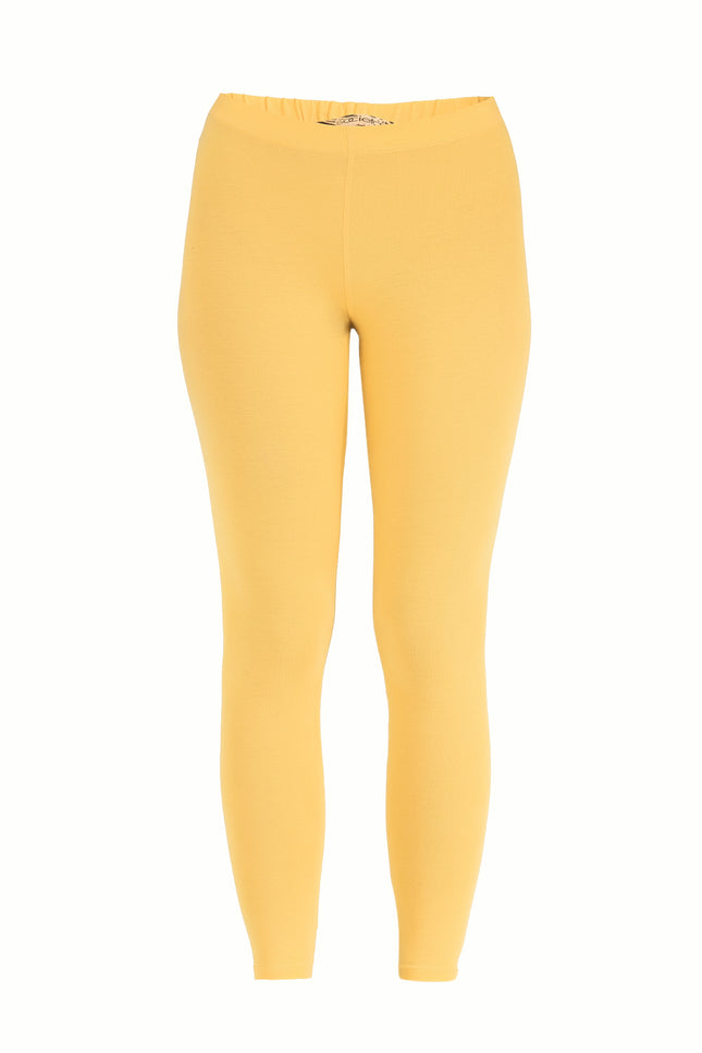 Yellow Woven  leggings 41164